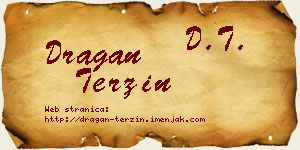 Dragan Terzin vizit kartica